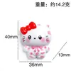 Nuevos Accesorios de Resina Versión Q de Sanrio para Dibujos Animados, Pegamento Cremoso para Manualidades, Hebilla de Zapato, Pegatina para Refrigerador, Llavero, Parche para Pasador de Pelo