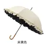 Paraguas Original de Princesa Lolita Estilo Europeo, Sombrilla de Alto Valor, Paraguas de Protección Solar, Paraguas de Princesa con Mango Largo de Encaje