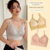Renda Sem Fio Amigável à Pele Confortável Envolvente Franzido Sexy Sutiã Costas em U para Meninas, Estilo Bandeau Sem Costas