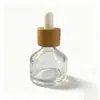 Botella de Vidrio con Gotero Cónico para Aceites Esenciales 30ml Botella Recargable El Logo Se Puede Serigrafiar o Imprimir por Pulverización, Marca Reconocida, Proveedor a Largo Plazo