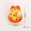 Desenho Fofo Urso Coelho Miniatura Comida Brinquedo Mini Fatias de Pão Artificiais Cola de Creme Artesanal DIY Acessórios para Casa de Bonecas