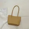 Bolso cubo tejido vintage estilo coreano, bolso texturizado, nuevo modelo de verano 2026, bolso de hombro axilar simple y de nicho para el día a día