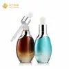 Explosiones Spray Color Botella de Vidrio Proceso de Galvanoplastia Gotero con Cabeza de Goma Emulsión de Agua Cosméticos Material de Bolsa de Alta Calidad Botella con Set para Hombro