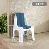 Taburete de Plástico Pequeño Especialmente Grueso Silla Infantil Doméstica con Respaldo Silla para Adultos Mesa y Silla de Comedor Nórdica Silla de Sofá de Lujo Ligero Silla Antideslizante