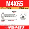 Tornillos Autorroscantes Phillips Cabeza de Lenteja de Acero Inoxidable 304 Clavos Autorroscantes Cabeza de Lenteja PA Tornillos de Rosca para Madera M1M2M3M4M5-M8