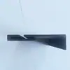 Perfis extrudados de ABS processados sob medida em branco e preto, tiras de plástico rígido para vedação e ranhuras de borda de portas, janelas e armários