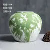 Vaso de Cerâmica Holly Salgueiro da Neve Salgueiro Prateado Diâmetro Grande Planta Verde Simples Mesa de Jantar Ajuste de Água Arranjo de Flores Enfeites