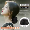 Coque Flor de Peruca Anel de Cabelo Natural Cabeça de Bola Tira de Cabelo Cabelo Curto Corda Feminina 2023 Novo Rabo de Cavalo Baixo Acessórios de Cabelo
