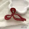 Novo Presilha de Cabelo Grande com Mola Cor de Gel Laço Presilha de Mordida Acessório de Cabeça Elegante Grampo de Cabelo Feminino Presilha de Tubarão de Cabeça