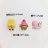 Combinación de Animales de Dibujos Animados Oso Fresa Trasero diy Accesorios para el Cabello Resina de Goteo de Gel Accesorios para Funda de Teléfono Material de Pegamento Crema