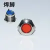 Luz Indicadora LED de Señal de Encendido de Metal de 6/8/10/12/16/19/22mm con Cable de Trabajo 6V12V220V