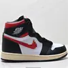 Putian Air Aj1 Clássico Cano Alto Versátil Casual Tênis de Basquete Masculino e Feminino Tênis Casuais Esportivos Par Jordan 1 Cinza Sombra