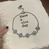 Pulsera de Flor de Diamante de Zircón Super Brillante Estilo Retro Francés de Nicho Pulsera de Lujo Ligero de Gama Alta Elegante para Mujer