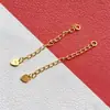 Corrente de Extensão Banhada a Ouro Prata S925 Corrente de Cauda em Formato de Coração Acessórios para Pulseira e Colar DIY Extensor de Corrente Ajustável 5cm Prata Pura