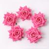 Cabezas de Flores Artificiales Rosa Terciopelo Materiales para Manualidades Decoración de Ramilletes Flores de Boda de Alta Gama para Decoración de Fondo con un Toque de Sofisticación