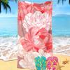 Mengqi Ropa de Hogar Toalla de Playa Estampado de León Toalla Cuadrada de Microfibra Toalla de Baño Absorbente Toalla de Secado Rápido Protector Solar