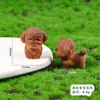 Mini Cachorro Lindo Micro Paisaje Resina Creativo Artificial Dibujos Animados Perro Adornos DIY Perro Decoración Accesorios