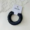Diadema Plisada de Alta Elasticidad y Durabilidad para Mujer, Cuerda para el Cabello Pequeña Fresca de Satín que No Daña el Cabello, Accesorios para el Cabello Gomas Elásticas para Cola de Caballo Alta