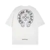 Camiseta Estampada Holgada de Marca de Verano de Moda Chrom2026Ss para Hombres y Mujeres