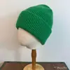 Gorro de Punto de Pelo de Conejo Versátil de Color Sólido para Hombres y Mujeres, Gorro Simple de Lana Estilo Japonés, Gorro de Punto Cálido para Otoño e Invierno que Protege las Orejas