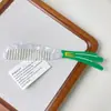 Novo Pente Flor Tulipa em Formato de Animal, Criativo e Divertido, Pente de Maquiagem de Acetato Vegetal de Alta Qualidade, Pente Portátil para Penteado