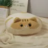 Almofada de gato fofa, almofada simples para escritório, assento para cadeira, almofada de gato para sofá de casa tatami, futon ultrassuave