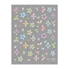 Redanco5D Estampado Ins Celebridad de Internet Pegatinas para Uñas Flores de Colores Pegatinas 3D para Uñas Pegatinas para Máquina de Diario He1957