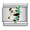 Animal Pequeño Caricatura Acero Inoxidable Goteo de Aceite DIY Módulo Italiano Pulsera Pulsera de Dijes Italianos