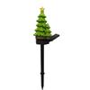 Nueva lámpara solar de césped navideña muñeco de nieve de arroz EVA LED jardín jardín paisaje iluminación de piso