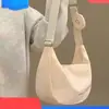 Nueva Bolsa Cruzada de Mujer Estilo Coreano de Moda Gran Capacidad Casual Versátil Bolso de Hombro Estudiante Clase Viajes Cotidianos Bolsa Tipo Dumpling