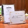 Moldura de Foto com Medalha Acrílica Fabricante Moldura de Exibição DIY Suporte de Exibição de Cristal Transparente Moldura para Licença Comercial