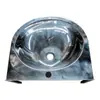Acero inoxidable 304 lavabo Oval integrado estirado mesa de fregadero fregadero de una sola cubeta fregadero de una sola cubeta fregadero de acero Lavabo