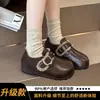 Sapatos Birkenstock femininos de sola grossa, nova coleção de inverno 2026, cabedal de couro, impermeáveis, estilo retrô, totalmente fechados, forrados com fleece, mocassins de sola macia