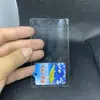 Etiqueta de PVC en Blanco Bolsa Pequeña Etiqueta de Marca de Ropa Etiqueta de Cuello Bolsa Etiqueta Transparente Lista para Usar Boca Plana Etiqueta Tejida de Plástico Bolsa Suave