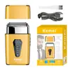 Kemei Alta Calidad Profesional Afeitadora de Vaivén Km-T123 Usb Afeitadora Eléctrica Cuchilla para Barba