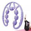 Nuevo rodillo masajeador circular de siete ruedas para piernas para yoga, relajación muscular, equipo de fitness meridiano para piernas superiores e inferiores