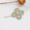 Pasador de Pelo en Forma de Cruz Estilo Coreano con Pedrería Completa, Pinza para el Cabello de Moda para Mujer, Accesorio para el Cabello Simple y Elegante para Raíz y Flequillo