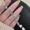 Pulsera de Plata de Ley 925 Estilo Coreano Nuevo Diseño Nicho Personaje de Dibujos Animados para Mujer Estilo Dulce Cool Moda Lujo Ligero Sensación de Alta Gama