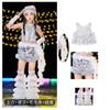 Ropa de Baile Jazz para Niñas Hip-Hop Genial y Atractiva Moda Elegante para Niñas Traje de Pasarela Ropa de Moda Urbana Hiphop para Niños