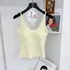 2806 # Design Sexy com Alças Cruzadas em U na Costas, Bojo Integrado, Adequado para Usar por Cima ou em Camadas, Disponível em Várias Cores, Lingerie Feminina