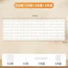 Estante de pared con tablero perforado mejorado y engrosado para uso doméstico, sin taladro, para almacenamiento en dormitorio, cocina y baño
