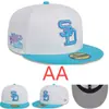 Nuevos Sombreros de Talla de Comercio Exterior Gorras Cerradas de la MLB para Hombres y Mujeres, Gorras de Béisbol Bordadas Hip-Hop, Sombreros para Protección Solar al Aire Libre