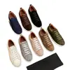 Sapatos Casuais Rasos de Camurça Estilo Britânico ZEG Forro Fino de Couro Genuíno Sola Grossa Antiderrapante Bestseller no Exterior Sapatos para o Dia a Dia