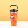 Nuevo Vaso Navideño para Coche de 20 oz de Gran Capacidad 304 Acero Inoxidable Vaso Termo al Vacío Alto Valor de Color Vaso Portátil de Mano