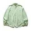 Yidao Vintage 2026 Primavera Nuevo Estilo Universitario Japonés de Moda Camisa de Manga Larga a Cuadros Fresca para Hombres y Mujeres