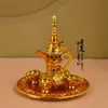 Artesanías de Lata de Colores de Característica Étnica de Xinjiang Adornos Pequeños Utensilios para Vino Regalos de Botella de Vino de Metal Regalos Conmemorativos