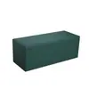 Banqueta para Trocar Sapatos de Sala de Estar Doméstica Feita Sob Medida de Fábrica, Banquinho Baixo Simples em Couro Arranhável para Gatos, Banco Longo para Área de Lazer de Hospital Supermercado, Madeira Maciça