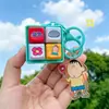 Llavero Colgante Auténtico de Crayon Shin-Chan con Botones Electrónicos de Cuatro Cuadrículas y Sonido Divertido, Juguete de Teclado al por Mayor