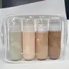 Botellas Reutilizables de Silicona para Viaje con Etiquetas para Viajes de Negocios, Botellas Portátiles Vacías para Loción, Gel de Ducha, Set de Botellas para Almacenamiento de Champú