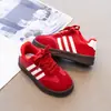 Zapatillas de Moda para Niñas 2026 Primavera y Otoño Nuevos Zapatos de Entrenamiento Rojos Alemanes para Niños Mayores Zapatillas Casuales para Niños